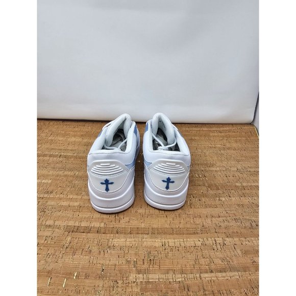 Kito Wares Shoes Mother Mary Tribus Men’s 11 Jordan 3 Blue‎ White Rare Casual - Picture 5 of 14